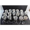 Image 9 : (16) Ceramic Mugs, (4) Candle Holders and Liquor Shot Glass