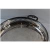 Image 6 : Silver Serving Tray and Pyrex Pie Dish 10''