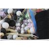 Image 10 : Rainbow Poms, Paint Brushes and Handcraft Kit - Threads, Rings and Wooden Beads