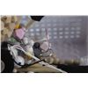 Image 11 : Rainbow Poms, Paint Brushes and Handcraft Kit - Threads, Rings and Wooden Beads