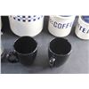 Image 7 : French Press, (2) Cookie, Coffee & Tea Jars with Lids and (2) Mugs