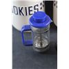 Image 8 : French Press, (2) Cookie, Coffee & Tea Jars with Lids and (2) Mugs