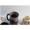 Image 8 : Mugs, Candle, Vase and (2) Beer Steins