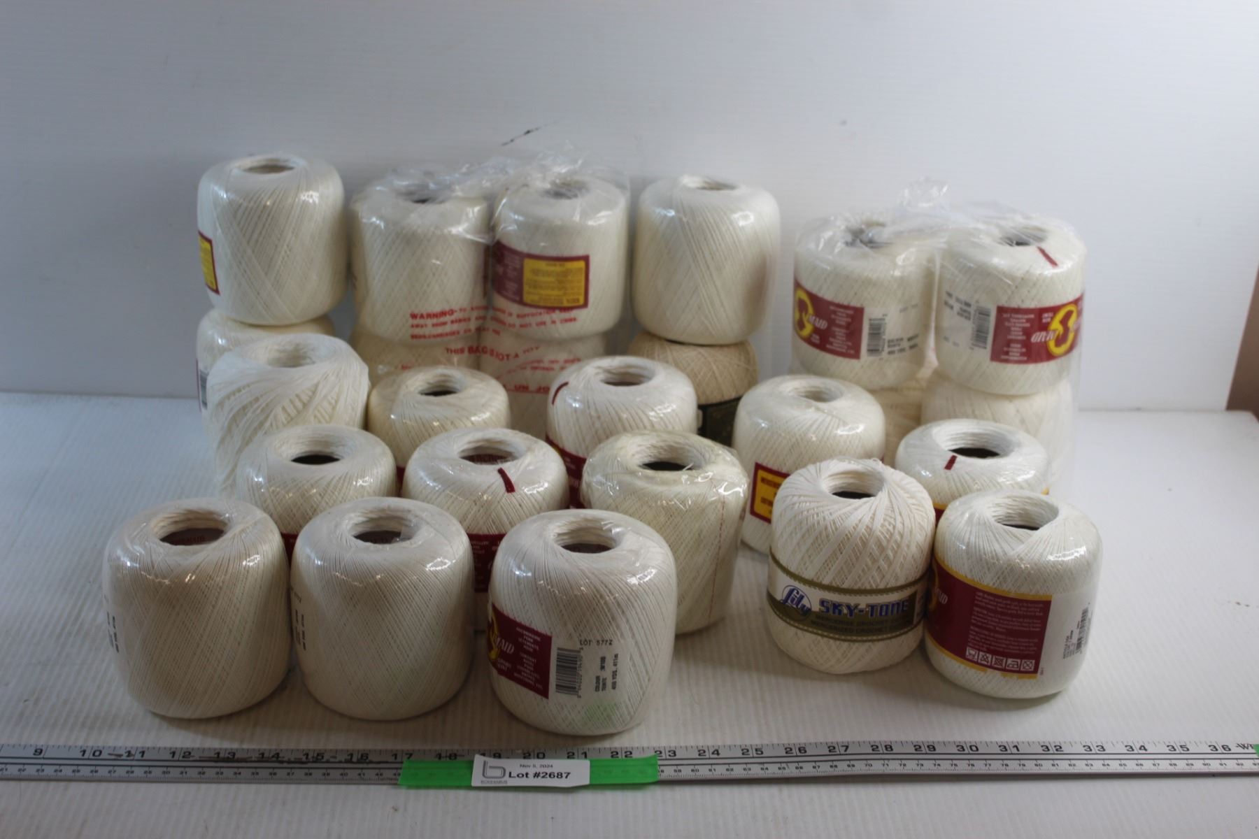 Crochet Cotton Threads - Bodnarus Auctioneering