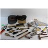 Image 13 : Metal Brushes, Hats. Needle Nose Pliers, Allen Wrenches, Carpenter's Set and Assorted Items