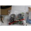 Image 4 : Metal Brushes, Hats. Needle Nose Pliers, Allen Wrenches, Carpenter's Set and Assorted Items