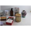 Image 2 : Planters. Eyelash Kit, Matches, Brass Dolphin, Candles, Purifying Mask and Misc.