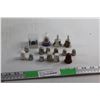 Image 1 : Thimbles and (2) Decorative Miniature Bells