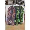 Image 1 : *(3) Sno-Storm Snow Sledge Ski Boards - Some Damage
