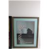 Image 2 : (2) Framed Modern Art Prints 22'' x 17'' and 22'' x 10''