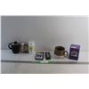 Image 1 : Organic Acai Berry Green Tea, White Chalk and Salt & Pepper Set - Sealed, Glue Sticks, Nail Clipper 
