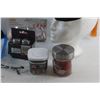 Image 8 : Graduation Hat, Safety & Sunglasses, Salt and Peppers Shakers, Glass Jar and Pop Container