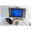 Image 2 : Sharp Aquos Monitor - Tested and (2) Sony Speakers - As Is