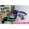 Image 9 : Crib Play Center, Nerf Guns, Waist Bag and Assorted Kids Toys