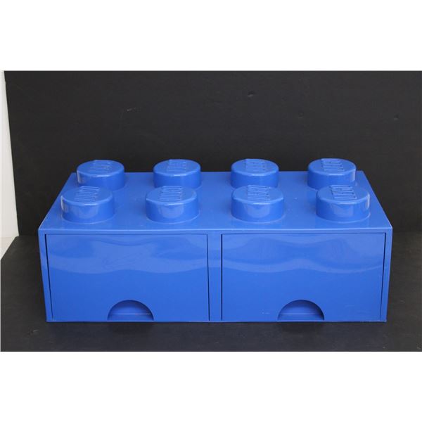 Lego Brick 2 Drawer Storage 20'' x 6''