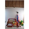 Image 1 : Giant Floor Puzzle, Golf Club Toys, Nerf Gun, Shipwreck Toy, Xylophone Toy and Assorted Toys
