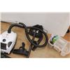 Image 3 : * Bissell Powerforce Vacuum with Attachments - Tested, Plastic Caddy and Assorted Cleaning Supplies