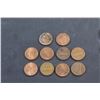 Image 2 : (10) 1962 - 2007 US 1 cent Coins and (10) US Nickels 1966-2004