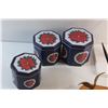 Image 8 : Serving Plate, Reusable Ice Cubes, Storage Tins, Cup Holder and a Pen Stand