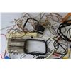Image 3 : HP Keyboard, Assorted Cables (15 Pin, Speaker, Telephone etc.), Video Game Controllers, Toshiba Remo
