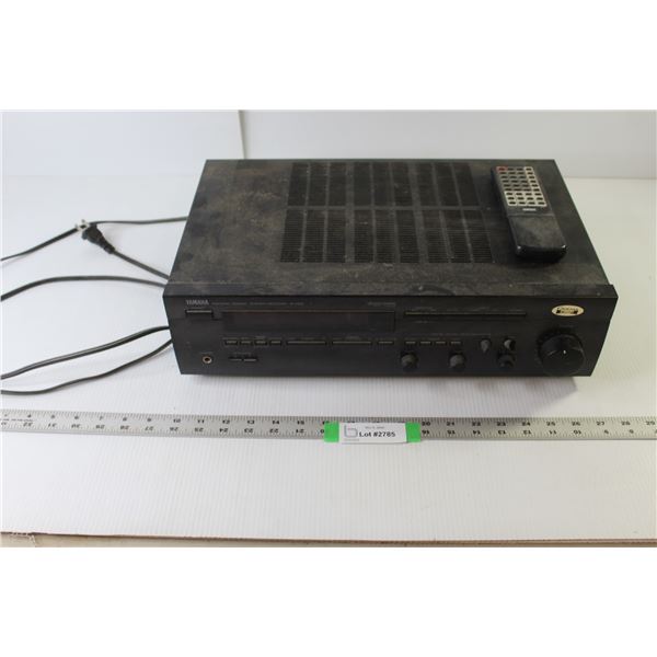 Yamaha Natural Sound Stereo Receiver With Remote (Powers On) 17.25" x 10.5" x 5" - As is