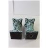 Image 2 : (2) Ceramic Ancient Pillars (Some Chips) 8" Tall