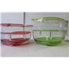 Image 2 : (5) Plastic Storage Containers With Lids