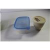 Image 5 : (5) Plastic Storage Containers With Lids