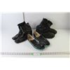 Image 1 : (3) Women's Footwear (Ugg's Size 9, Shiny Zip Boots Size 9, Audley Open-Toe Shoes Size 41 EU)