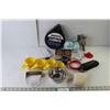 Image 1 : Motts Clamato Caesar Rimming Tray, Ceramic Stitched Puppy Storage, Flask, (3) K-Cup Reusable Coffee 