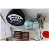 Image 2 : Motts Clamato Caesar Rimming Tray, Ceramic Stitched Puppy Storage, Flask, (3) K-Cup Reusable Coffee 
