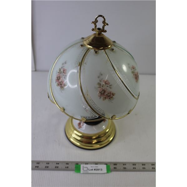Tri-Light Touch Lamp (Works) 14" Tall x 8" Diameter