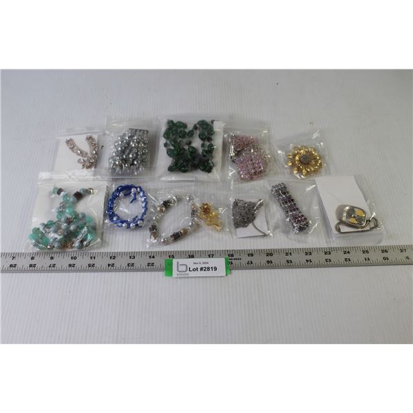 Costume Jewelry (Necklaces, Bracelets, Brooches)
