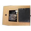 Image 3 : Caravelle Battery Operated Hanging Wall Clock 13.5" x 10" x 2.5", Office Desk Paper File