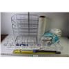 Image 1 : Michelin 19" Windshield Wiper Blade (NIB), (3) Clothing Racks, Desk Paper Rack Organizer 17" Tall x 