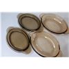 Image 2 : (6) Vision Corning Ware "Smoky Glass" Dishes with Lids (2 - 6.5" Dia, 2 - 5.5" Dia, 2 - 5.25" W)
