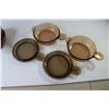 Image 4 : (6) Vision Corning Ware "Smoky Glass" Dishes with Lids (2 - 6.5" Dia, 2 - 5.5" Dia, 2 - 5.25" W)