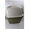 Image 5 : Pet Crate- 19'' x 14'' x 20'', Pet Harness- NIB, Container And Bag Of Cat Litter