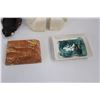 Image 7 : Hudson's Bay Compony Marble Block, Set Of Bird Bookends, (2) Small Ornamental Dogs, Misc.