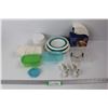 Image 1 : The Ultimate Rolling Slicer w/ Box, Various Containers And Bowls, Misc.