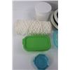 Image 2 : The Ultimate Rolling Slicer w/ Box, Various Containers And Bowls, Misc.