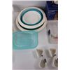 Image 3 : The Ultimate Rolling Slicer w/ Box, Various Containers And Bowls, Misc.