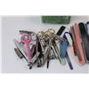 Image 3 : Premium Wet Floral Foam- NIB, Wooden Box, Various Nail Files, Tweezers, Nails Clippers, Misc.