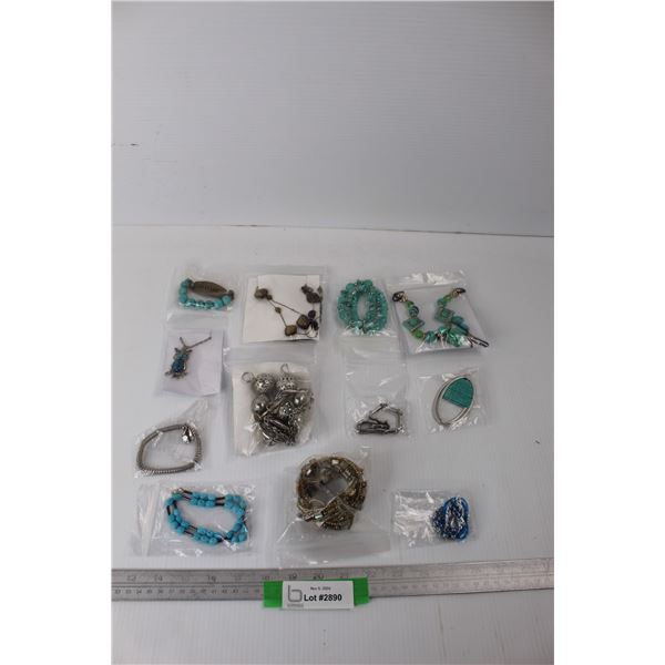 (12) Various Unmarked Pieces Of Jewellery