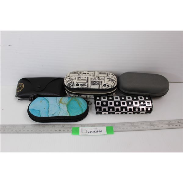 (5) Empty Glasses/ Sunglasses Cases