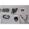 Image 4 : (12) Various Unmarked Pieces Of jewellery, Bracelets, Necklaces, Misc.