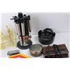 Image 5 : Various Kitchen/ Household Items, Straws, Alarm Clock- Powers On, Knives, Misc.