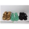 Image 1 : (3) Pairs Of Sandals/ Flip Flops, Rockport, Aldo, Misc.- Unknown Sizes