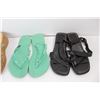 Image 2 : (3) Pairs Of Sandals/ Flip Flops, Rockport, Aldo, Misc.- Unknown Sizes