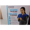 Image 4 : Homedics Weighted Comfort Wrap w/ Vibration And Heat- Powers On